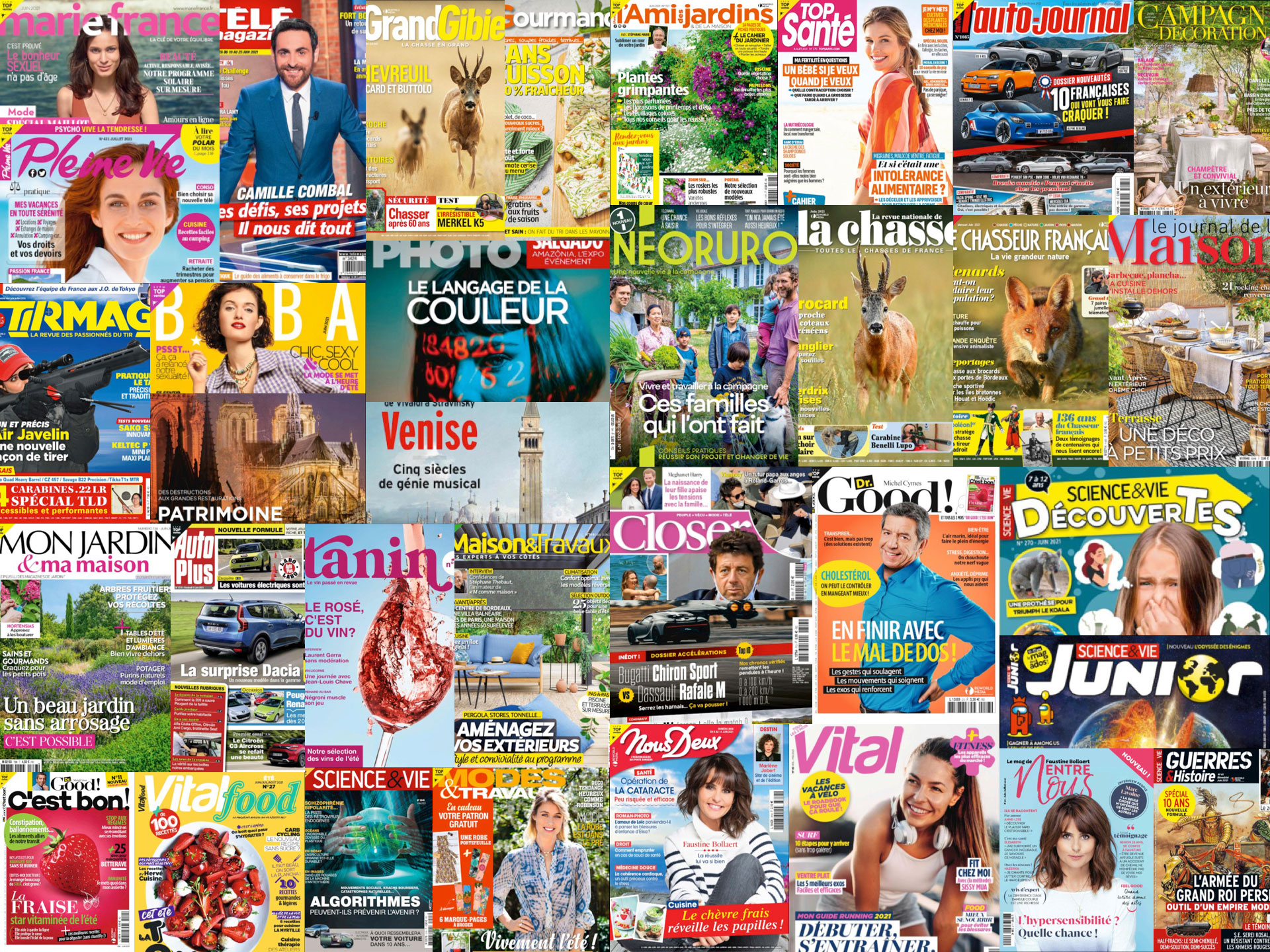 35 magazines in French from Reworld Media